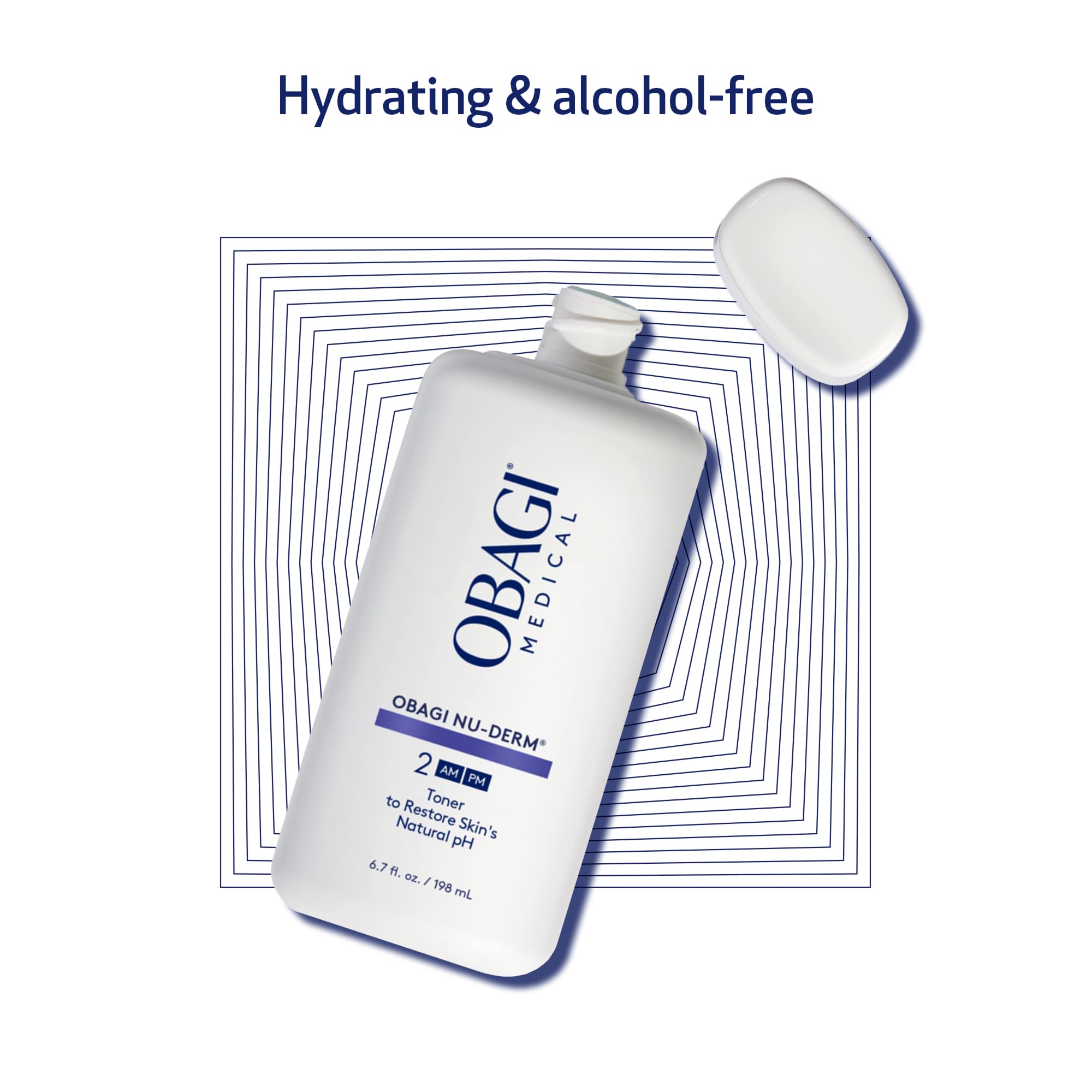 After cleansing, apply Nu-Derm Toner to balance skin