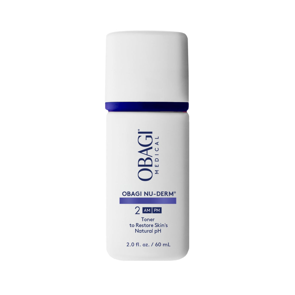 Obagi Nu-Derm Toner bottle showing alcohol-free formula for sensitive skin