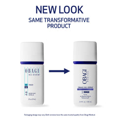Obagi Nu-Derm Toner being applied with cotton pad for gentle toning