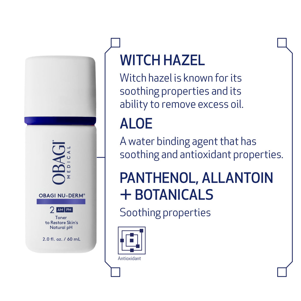 Travel-size Obagi Nu-Derm Toner ideal for on-the-go routines