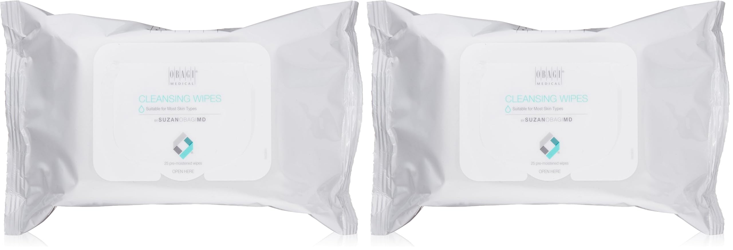 Obagi On the Go cleansing wipes remove makeup quickly while soothing the skin.