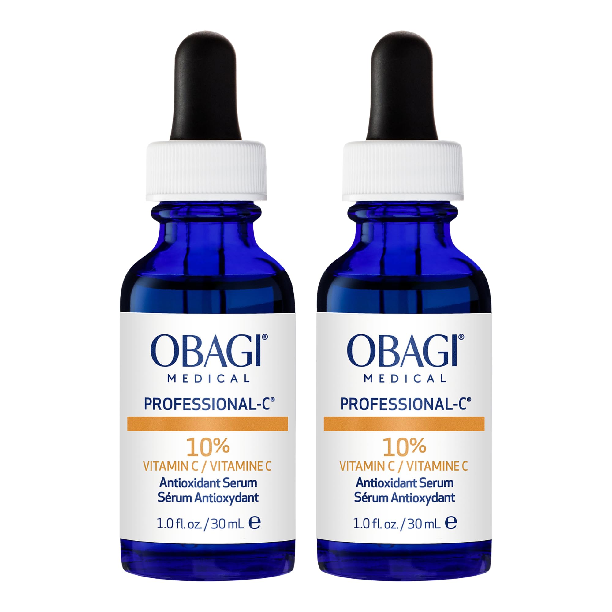 Obagi Professional-C 10% serum bottle for daily brightening routine