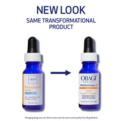 Close-up of Obagi 10% Vitamin C Serum texture, smooth and fast-absorbing