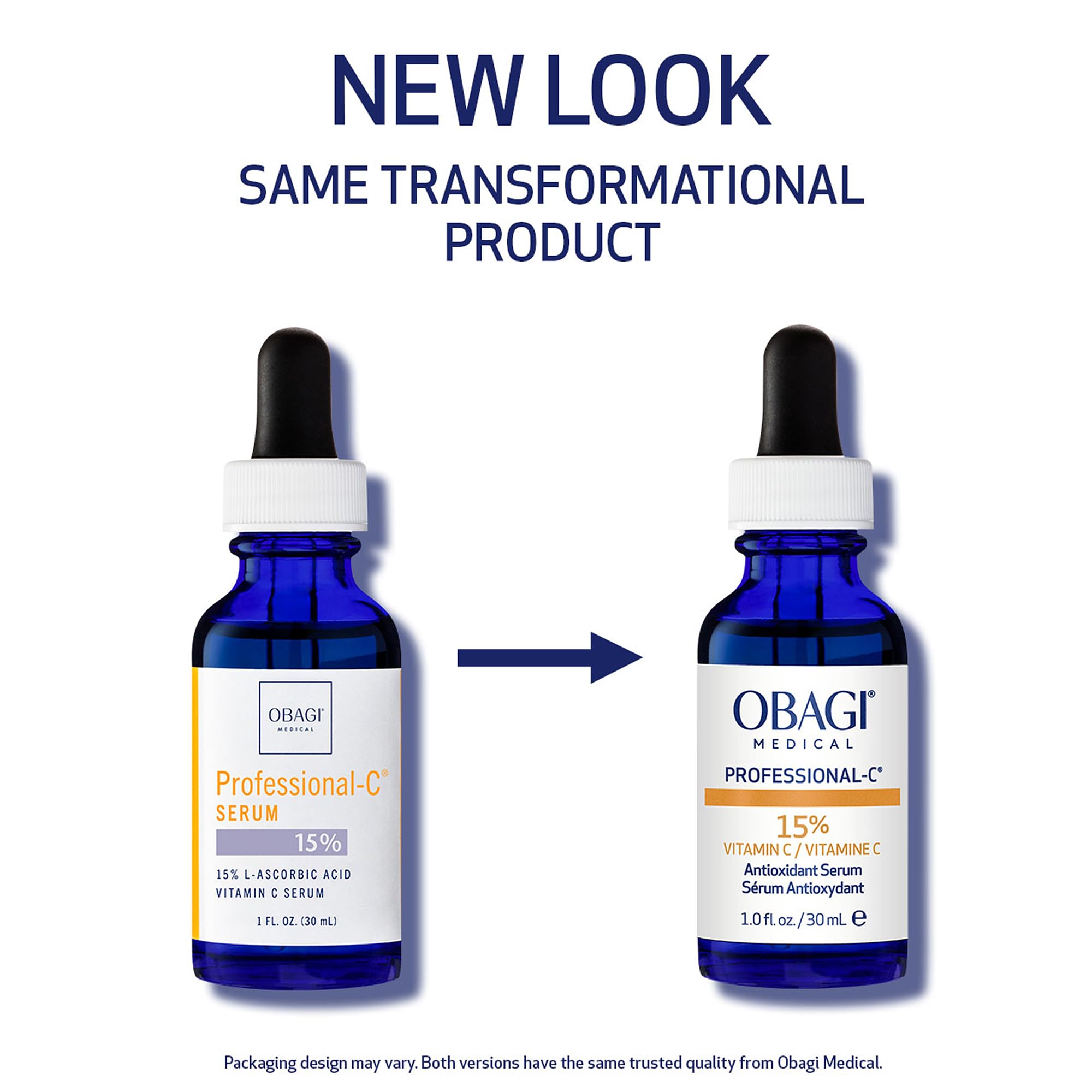 Obagi Professional-C 15% Serum bottle with stable vitamin C delivery