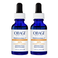 Obagi Medical Professional-C 20% serum bottle front – brightens skin tone and hydrates.