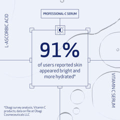 Obagi Medical Professional-C 20% serum pump bottle – easy, controlled application.