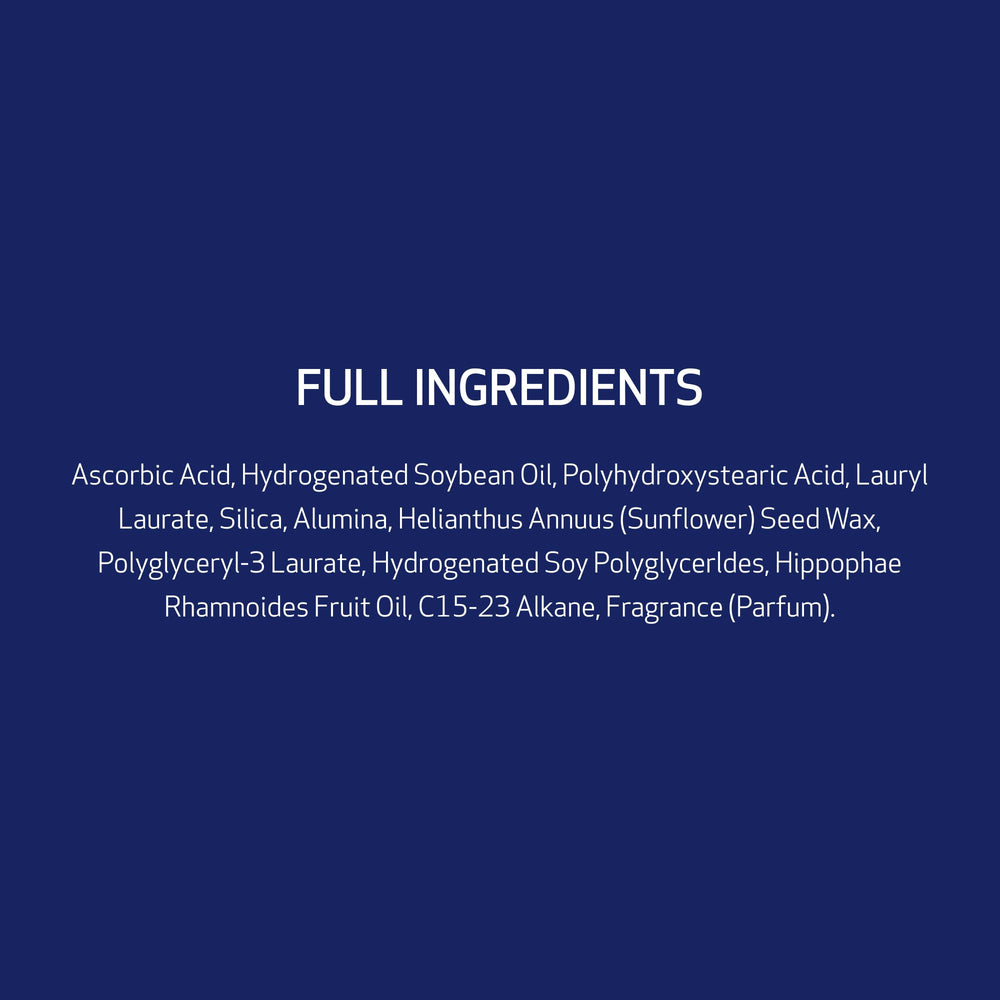 Vitamin C content highlight on Obagi Professional-C packaging label.