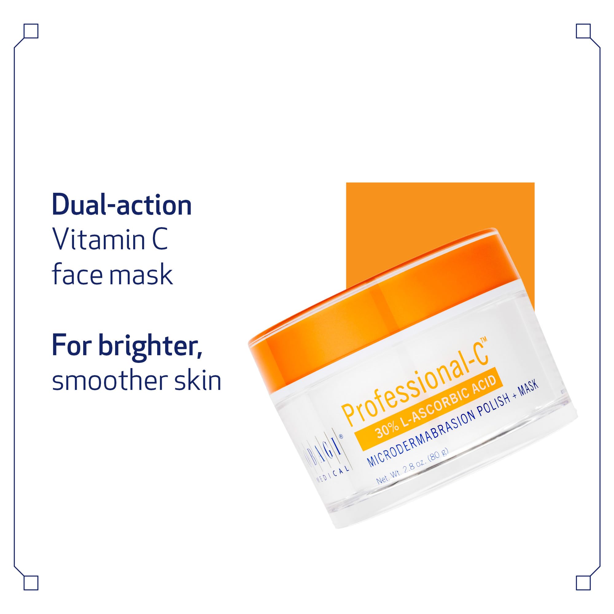 Obagi Professional-C Mask jar showcasing its dual-action formula.