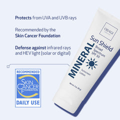 Obagi Sun Shield application scene demonstrating quick blend for daily sun protection.