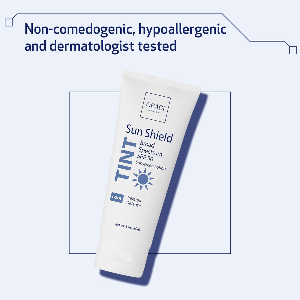 Obagi Sun Shield packaging and tube design supports easy daily application.