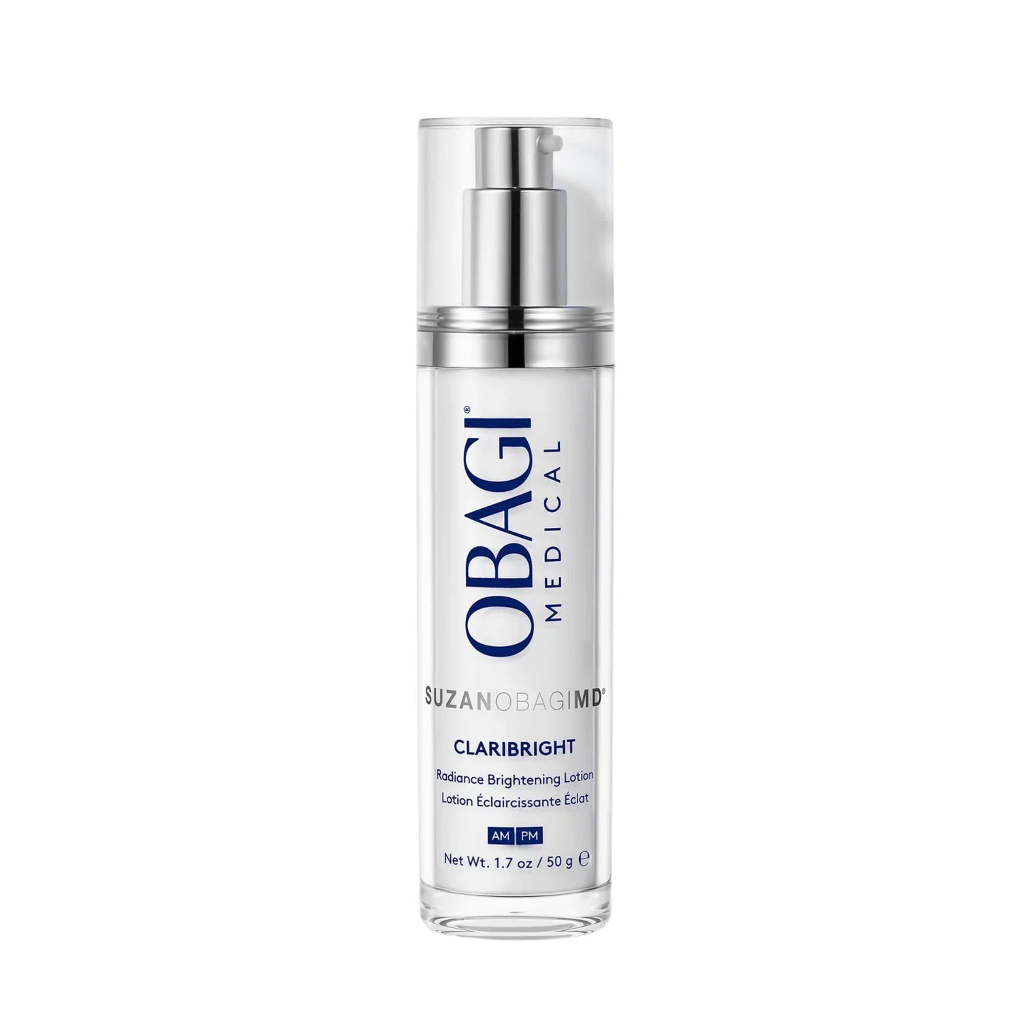 Obagi SUZANOBAGIMD Claribright Brightening Lotion bottle for daily use and care