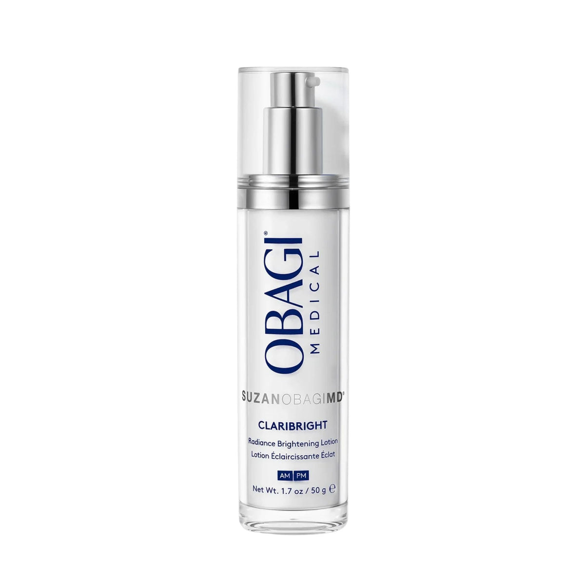 Obagi SUZANOBAGIMD Claribright Brightening Lotion bottle for daily use and care