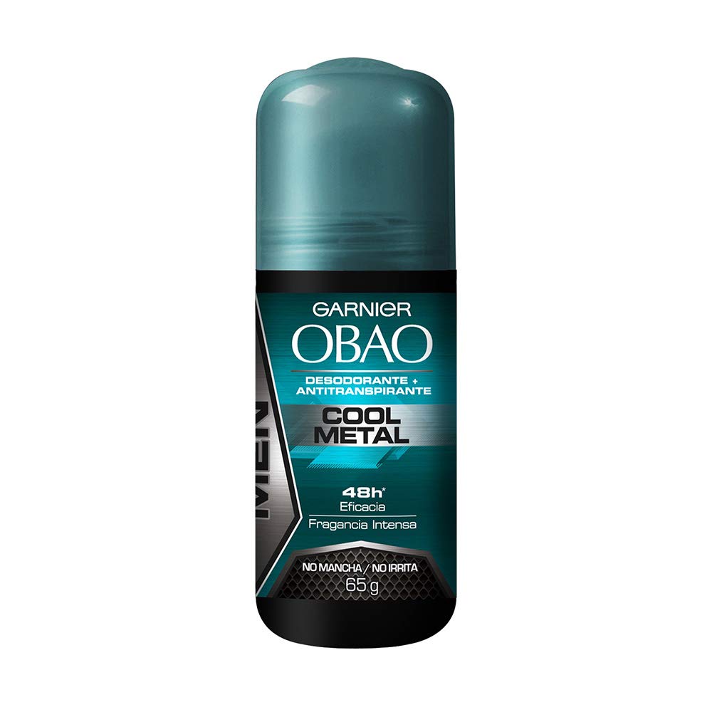 Obao Garnier roll-on deodorant with cool metal scent for travel-ready freshness