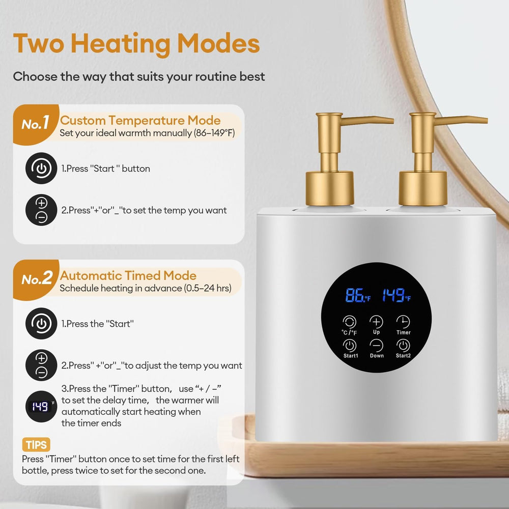 obecilc adjustable temperature control covers 86-149°F.
