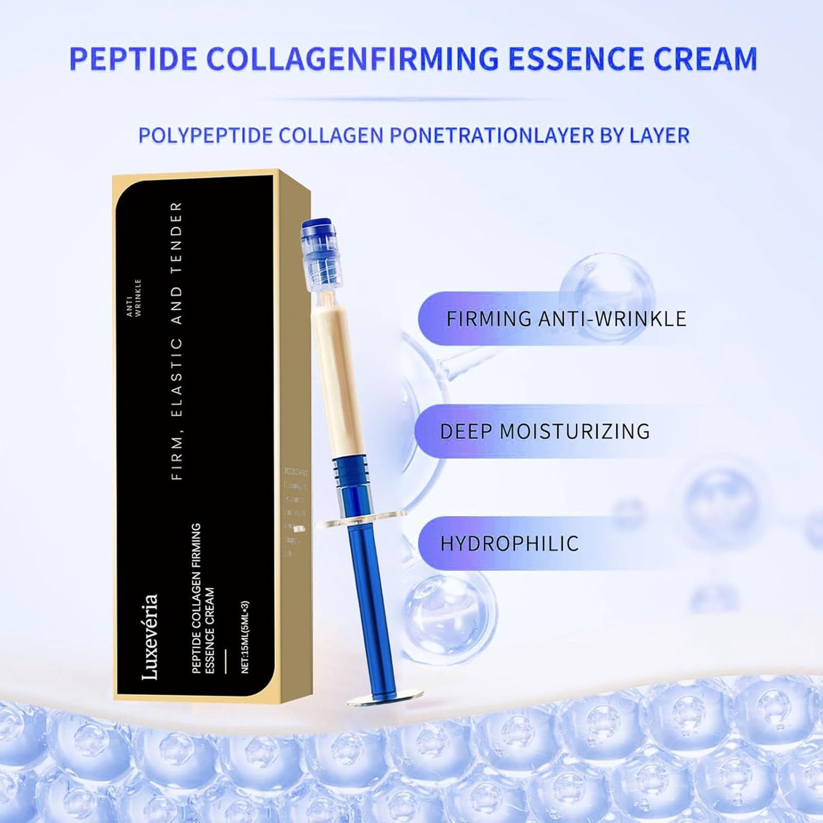 Obemary Luxveria elasticity-boosting formula promotes smoother, firmer-feeling skin.