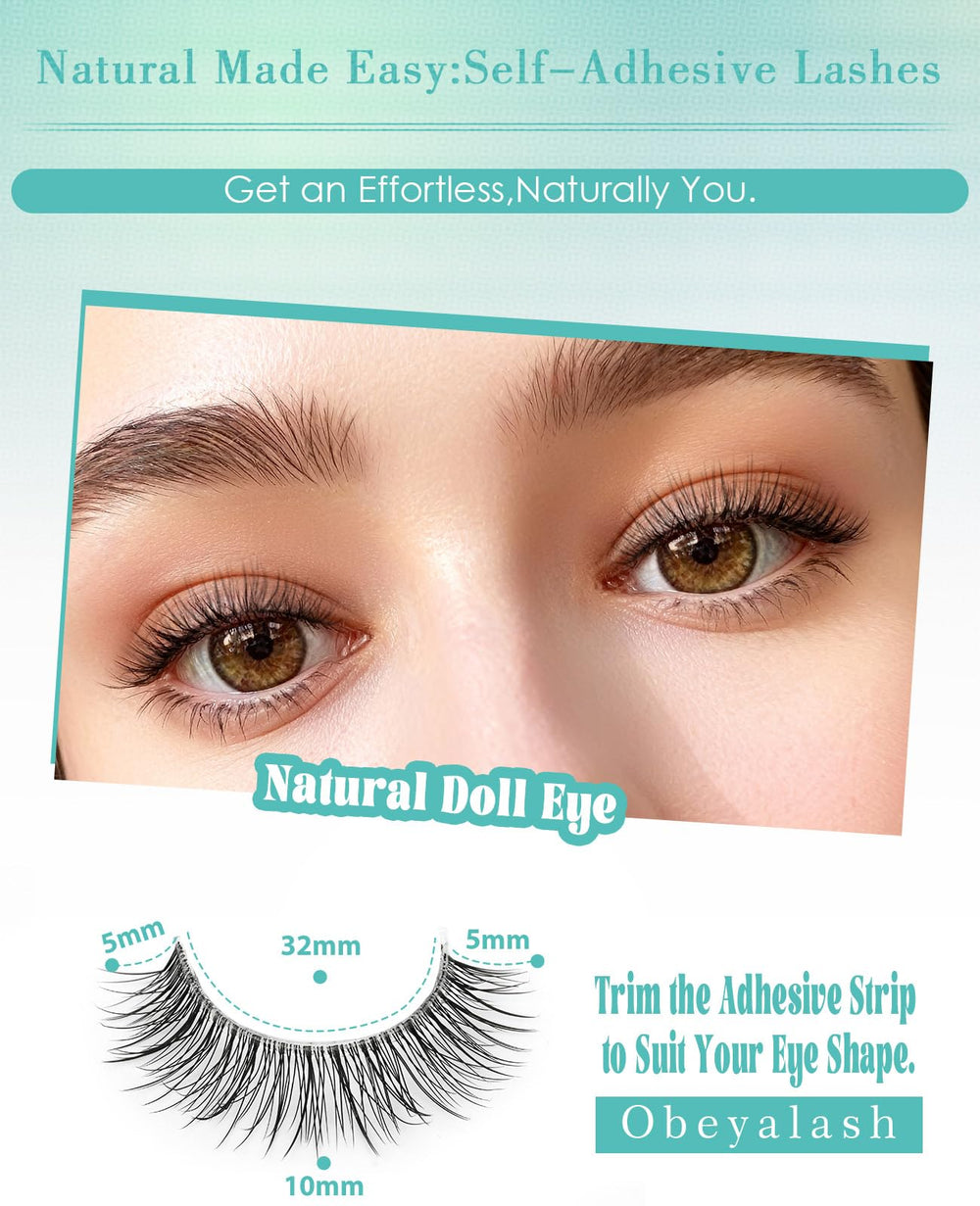 Obeyalash L08 Doll Eye 10mm waterproof hold demonstrated for all-day confidence