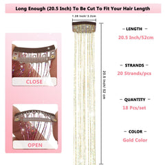 Clip-in design by Obinying allows easy installation without damaging natural hair.
