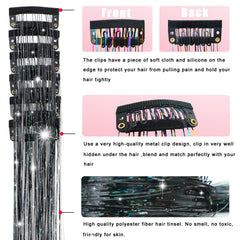 Obinying Silver Pink Gold tinsel collection for versatile, eye-catching styles.