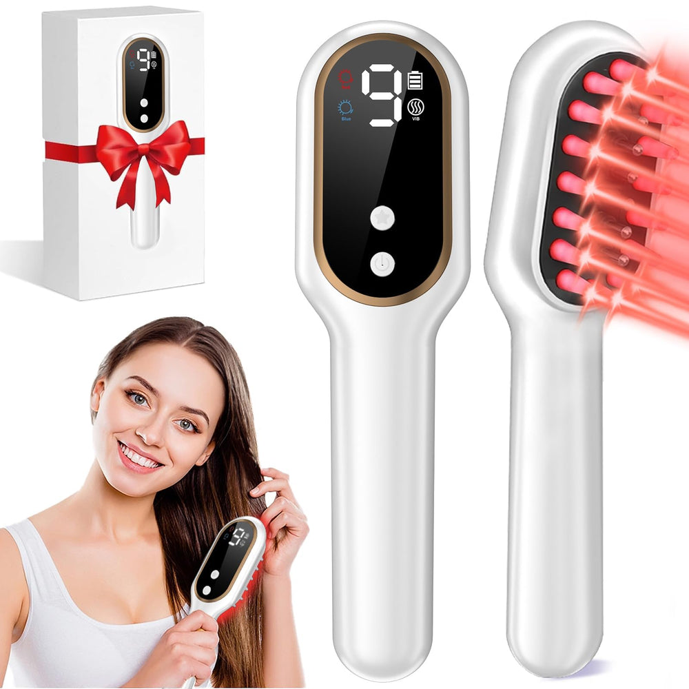 Obiredk Laser Hair Growth Comb front view for targeted scalp treatment and hair support.