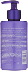 Obliphica Seaberry Curl Control Cream in hands, showcasing smoothing, defined curls.