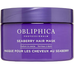 Obliphica Seaberry Hair Mask jar for deep conditioning and moisture