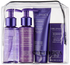 Obliphica Seaberry superoxide dismutase boosts hair resilience on the go.