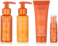 Obliphica Seaberry travel kit outer packaging designed for compact, on-the-go care.