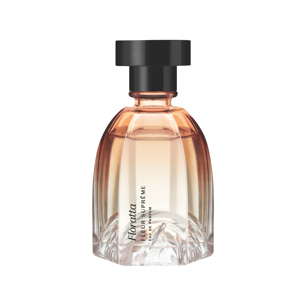 O BOTICARIO Floratta Fleur Supreme bottle with elegant glass design and lasting feminine allure.