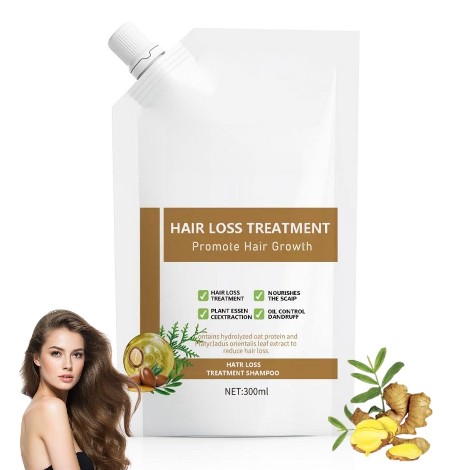 OBRVE 300ml anti-hair fall bottle for all hair types