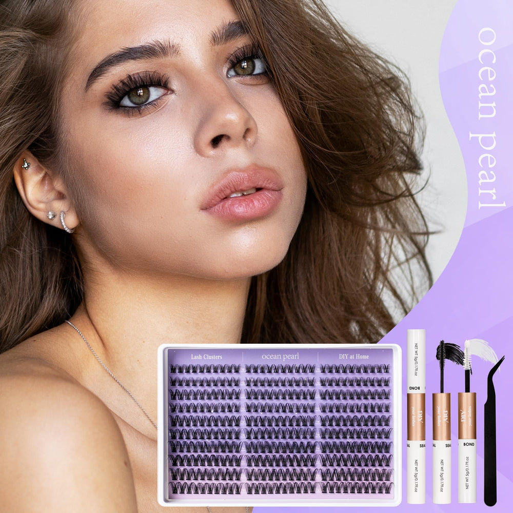 Ocean Pearl 10-18mm lash lengths for customizable fullness.