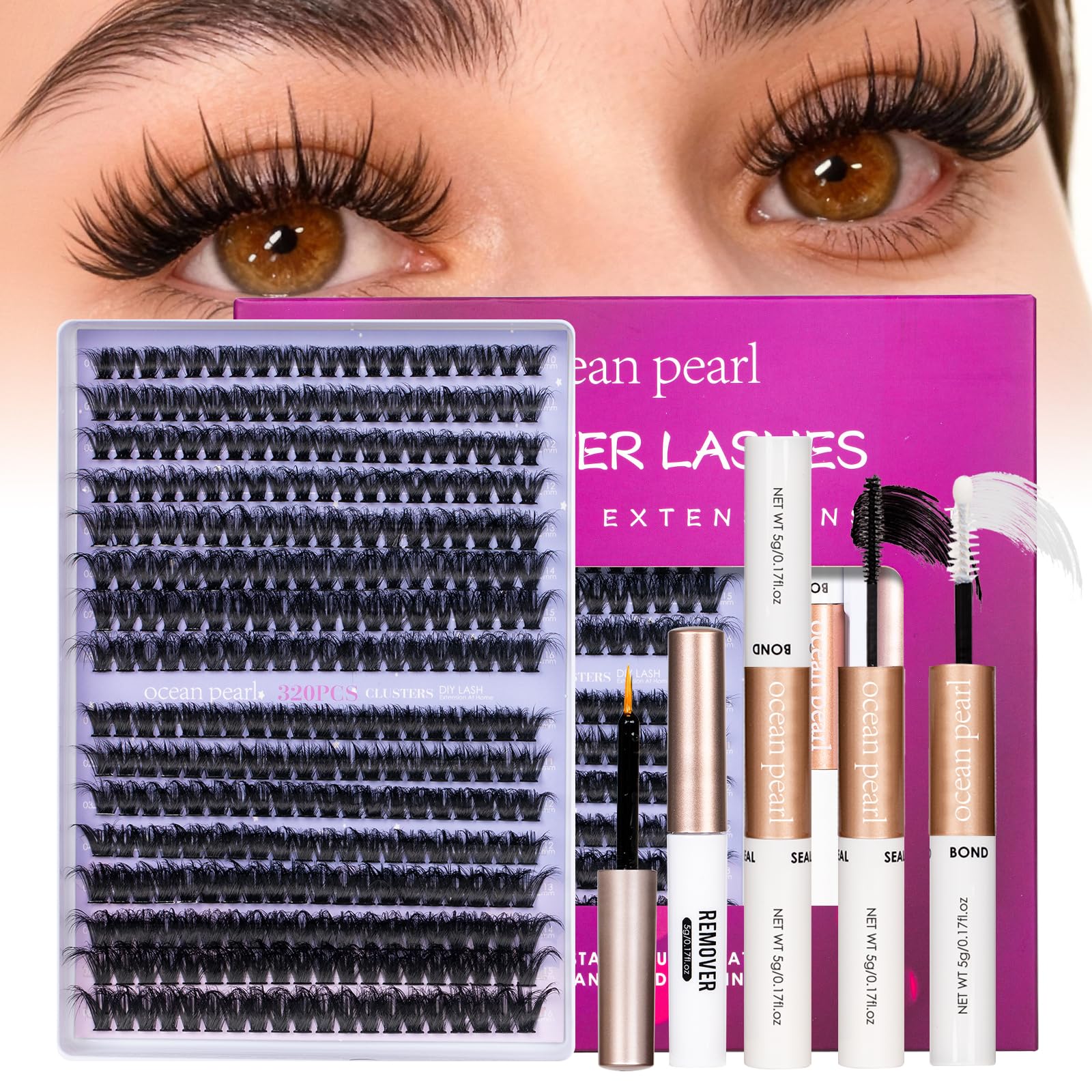 Ocean Pearl 2-in-1 bond and seal for easy application.