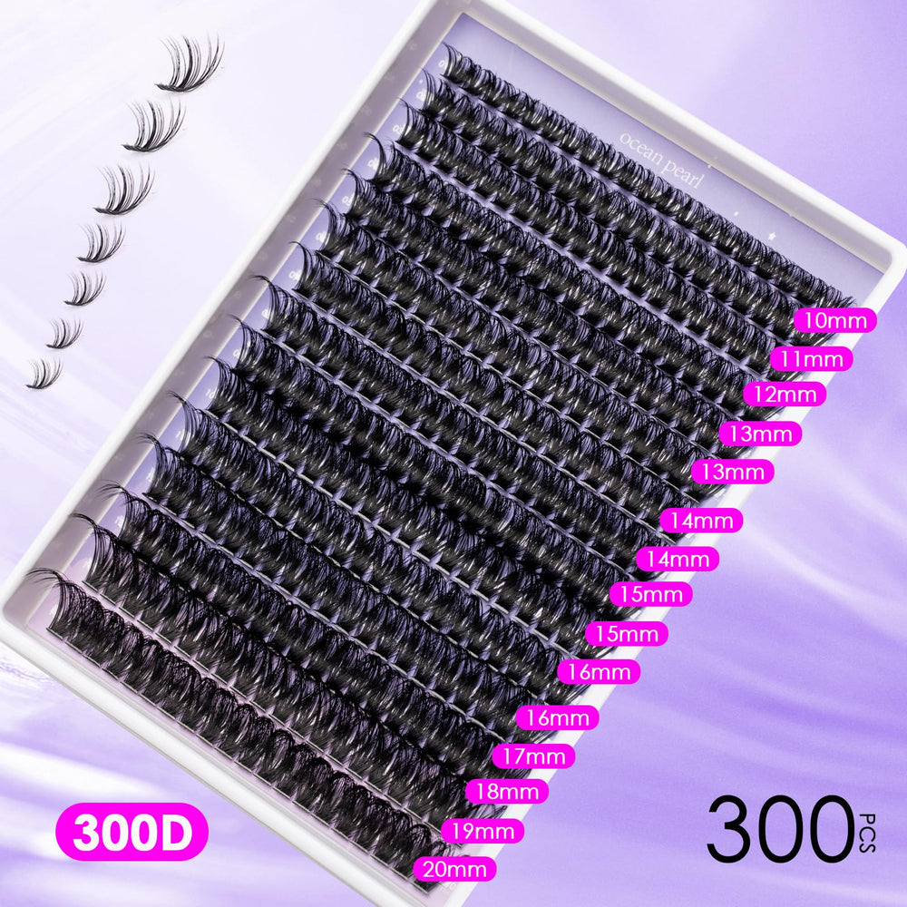Ocean Pearl Lash Clusters 20mm clusters deliver bold length and definition.