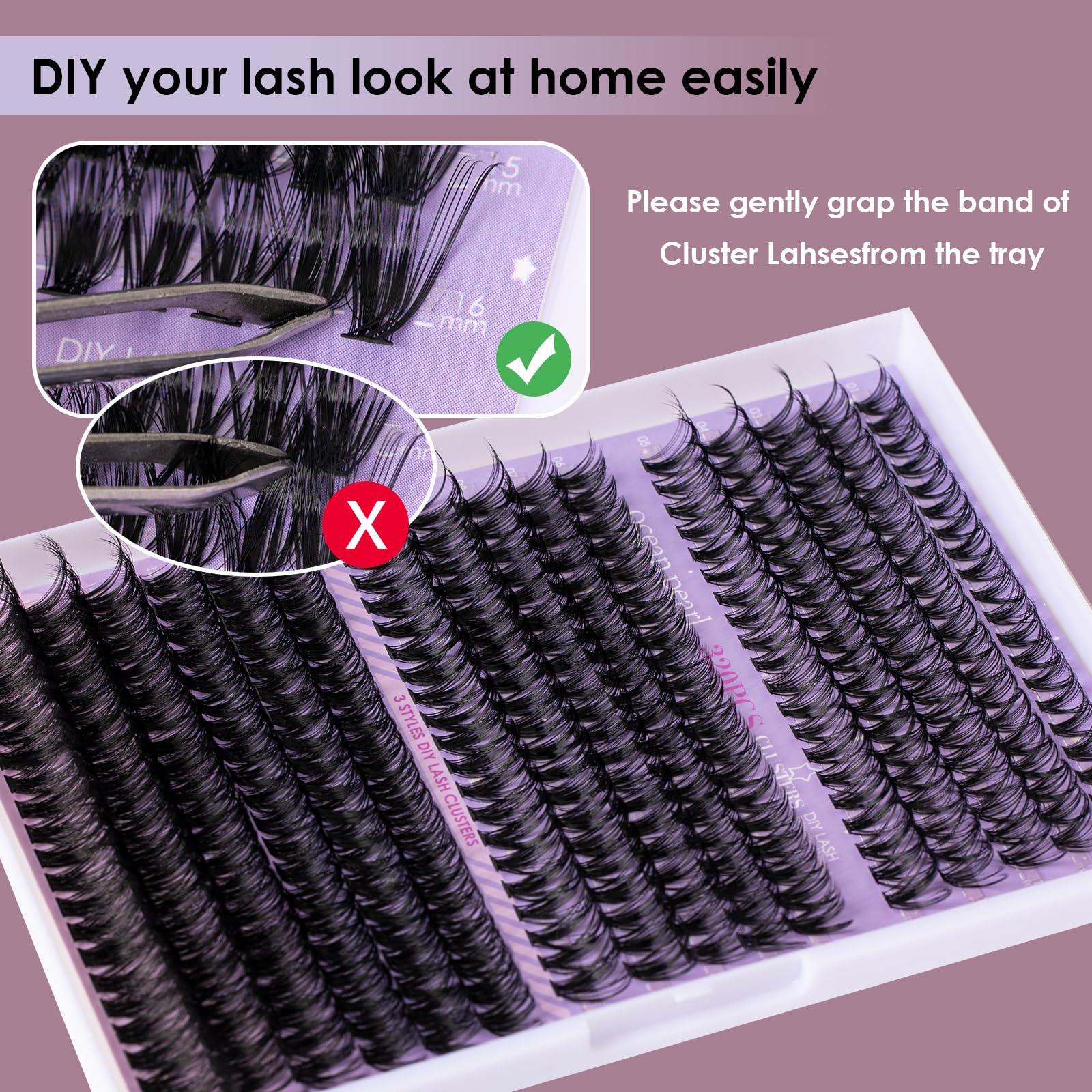 Organized tray from Ocean Pearl for quick selection and precise placement.