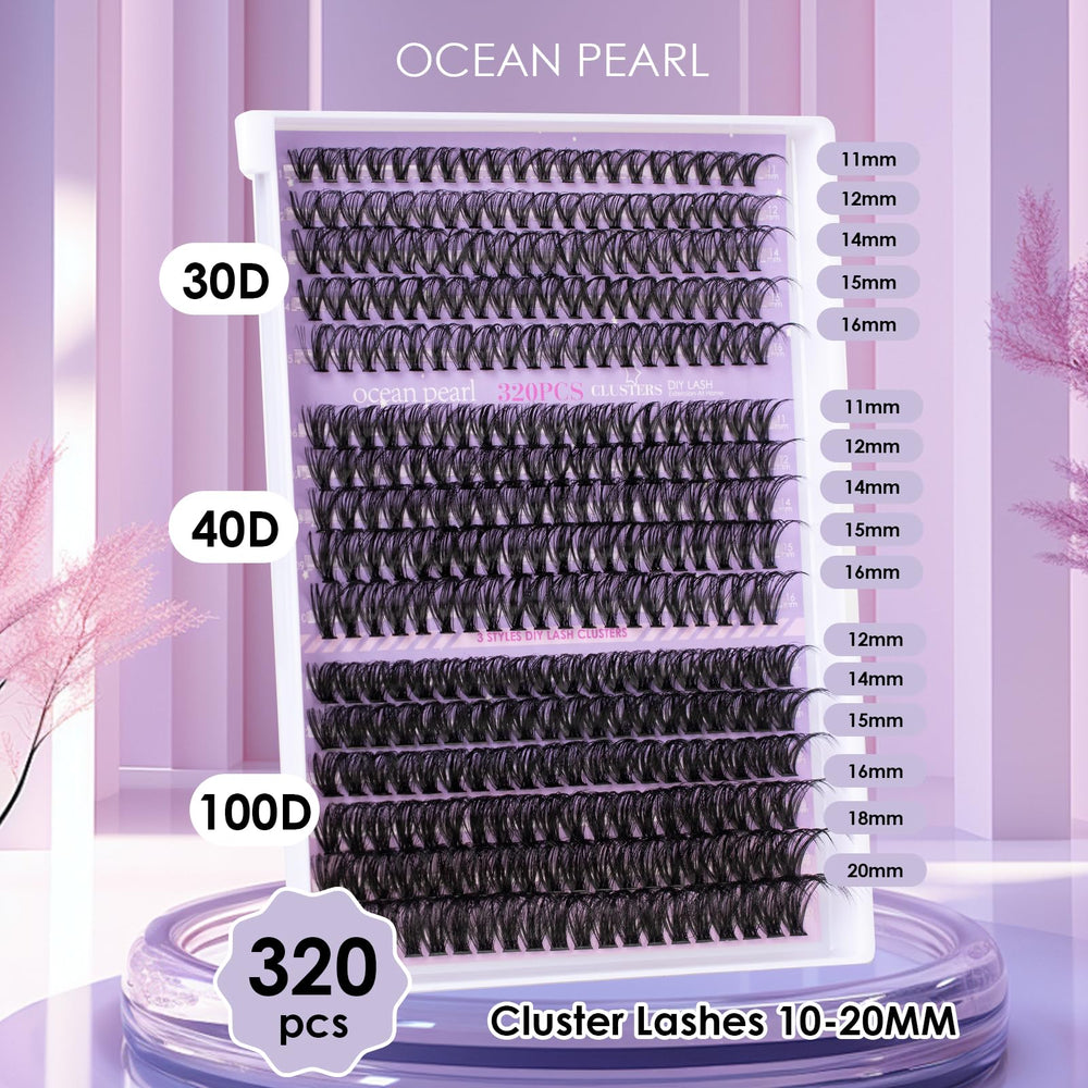 Soft fibers feel lightweight and comfortable on the eyelids.