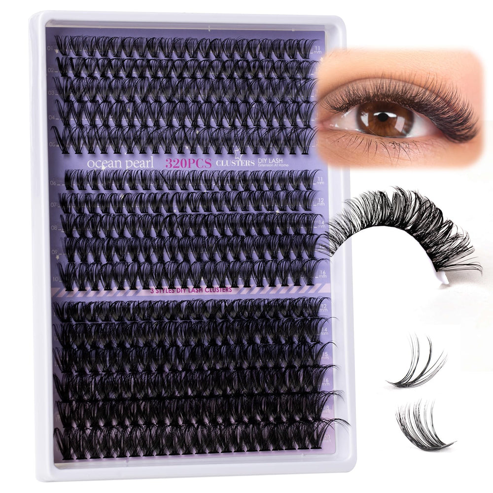 Ocean Pearl tweezers enable precise placement for cleaner cluster application.