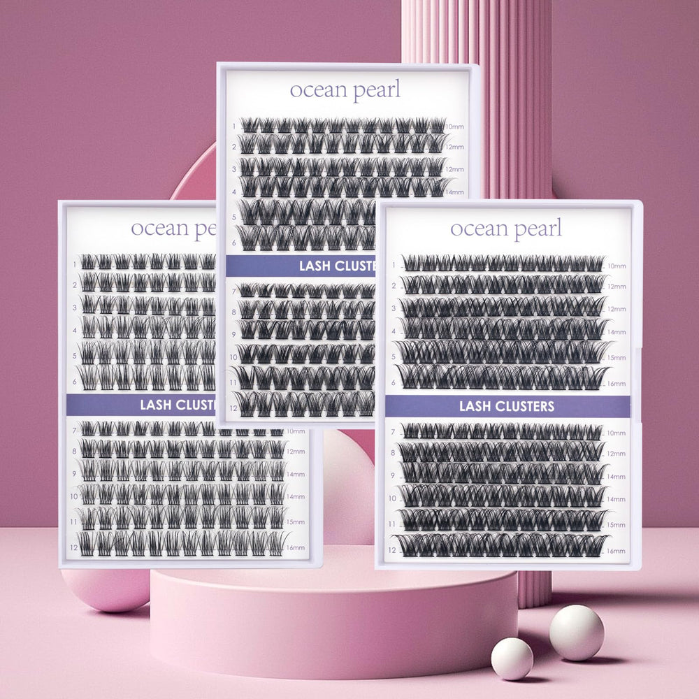 Ocean Pearl Lash Clusters volume-looks demonstration for versatile styling