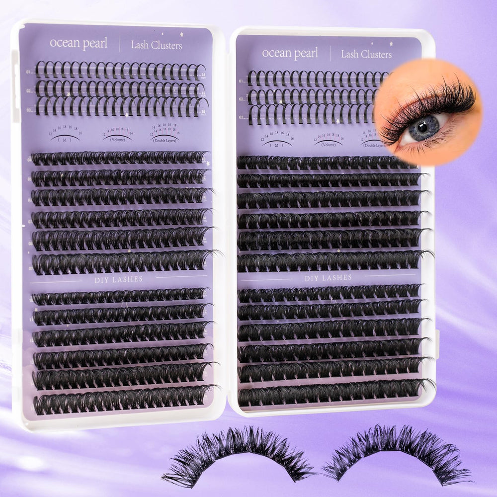Ocean Pearl precision tweezers for steady lash cluster placement