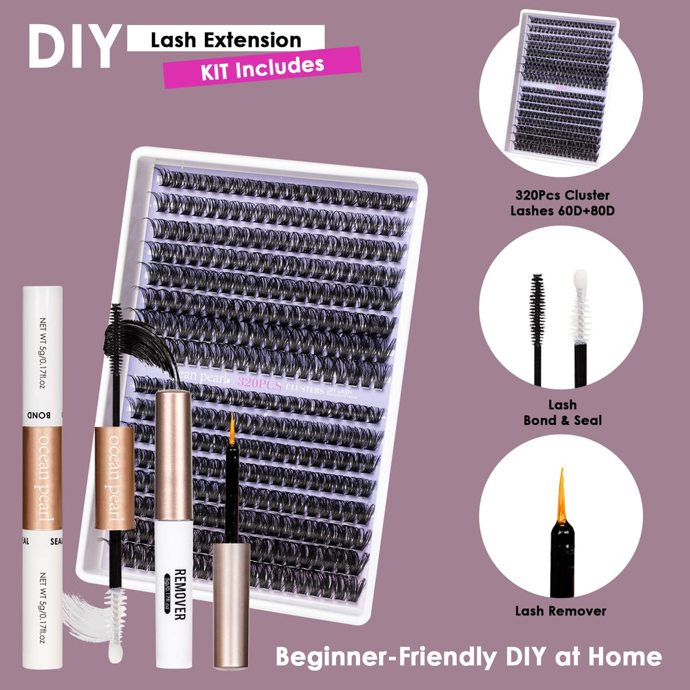 Ocean Pearl lash remover for gentle cleanup after wear.
