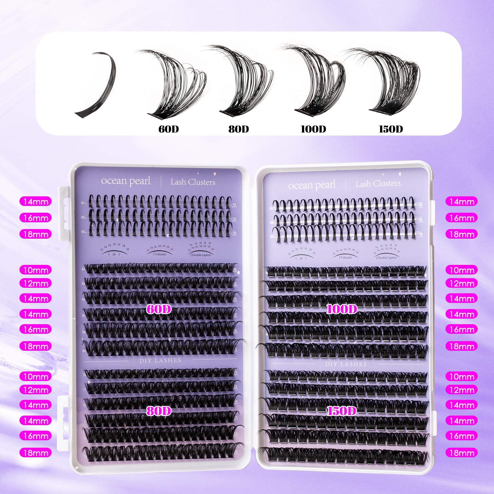 Ocean Pearl soft synthetic fibers feel gentle on natural lashes