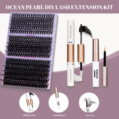Ocean Pearl thin-base clusters for lightweight natural fullness