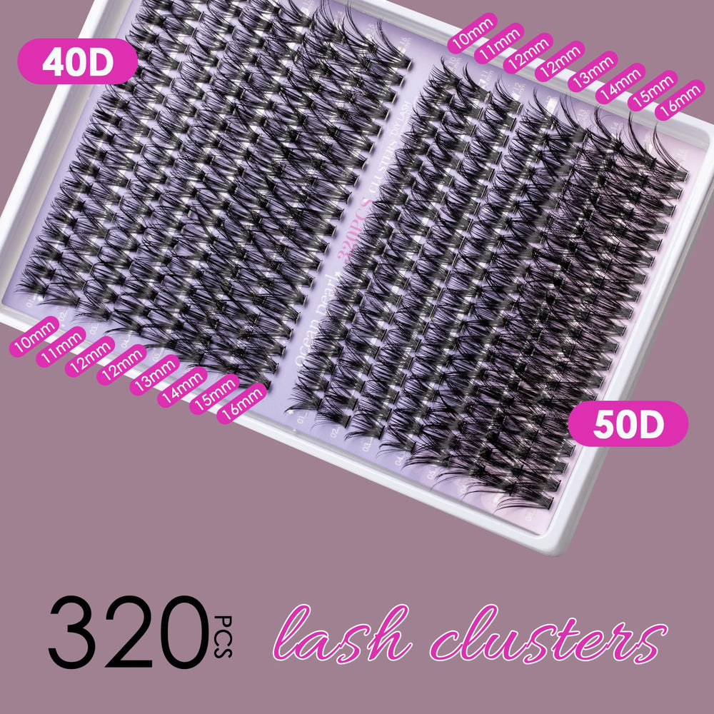 Ocean Pearl thin base lashes blend with natural lashes for comfort