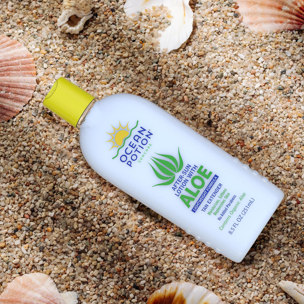 Ocean Potion packaging and travel friendly design for beach days