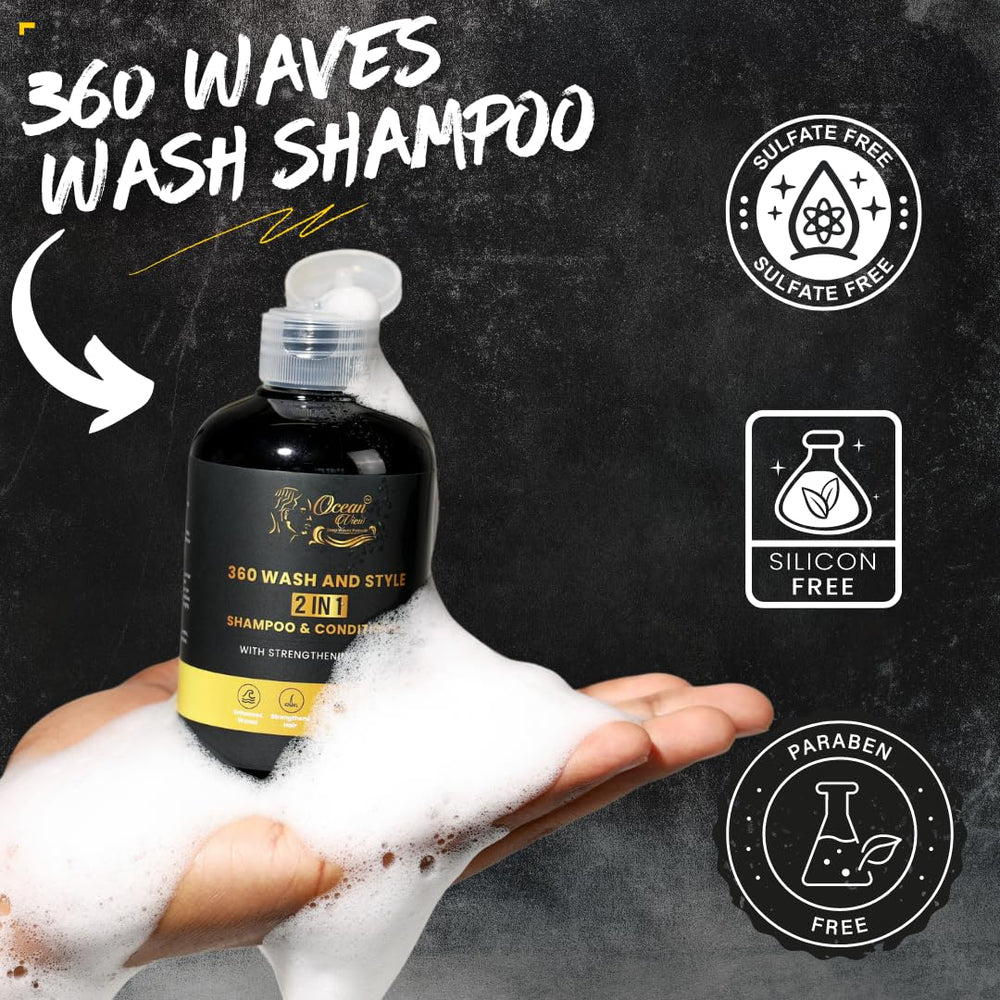 Ocean View Deep Waves Pomade bottle pour highlights easy daily application