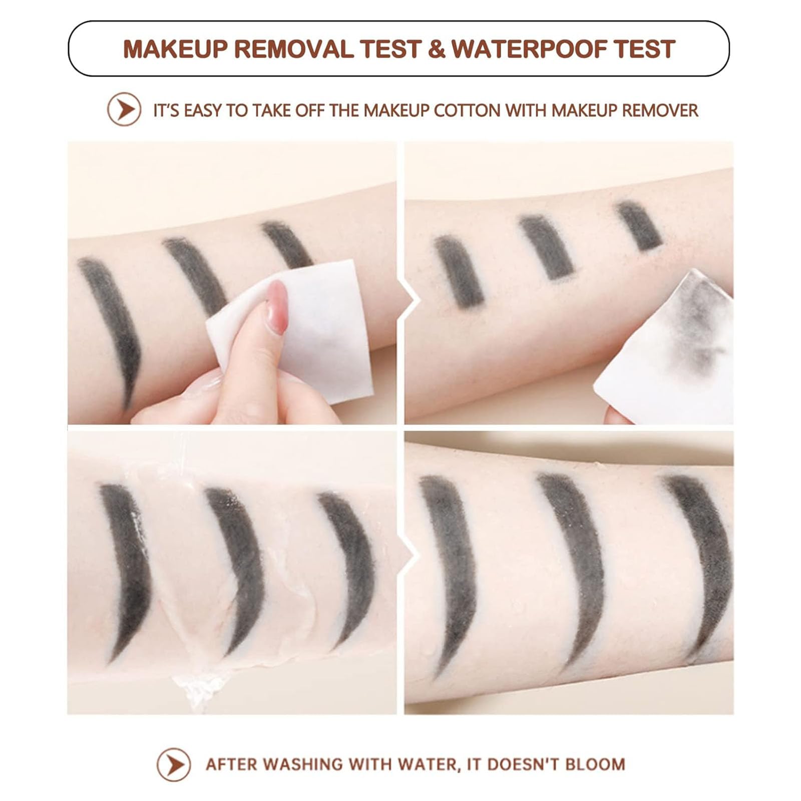 O'CHEAL universal tint adapts to dark and light brows.