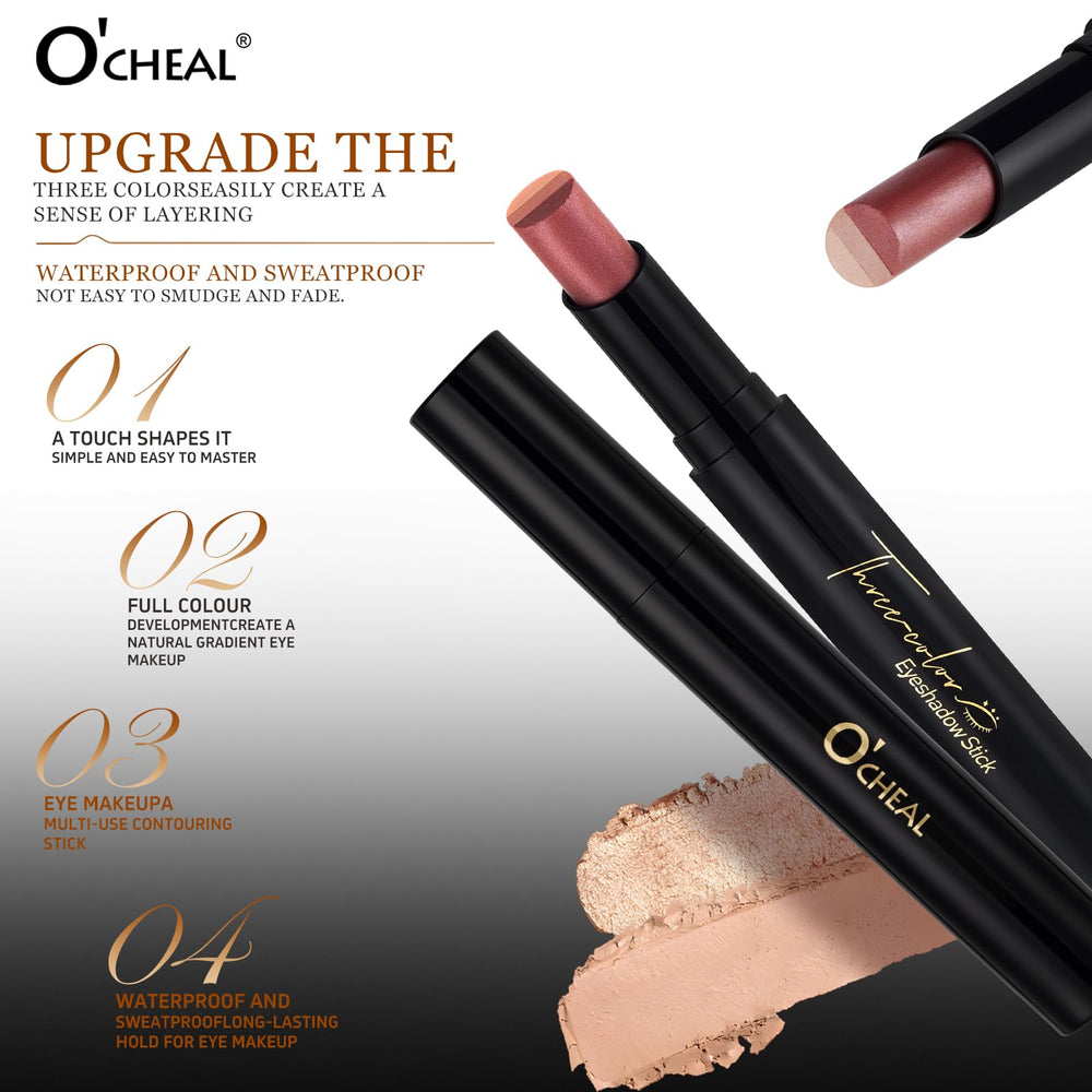 O'CHEAL Fine Glitter Orange creates vibrant dating makeup with lively sparkle.
