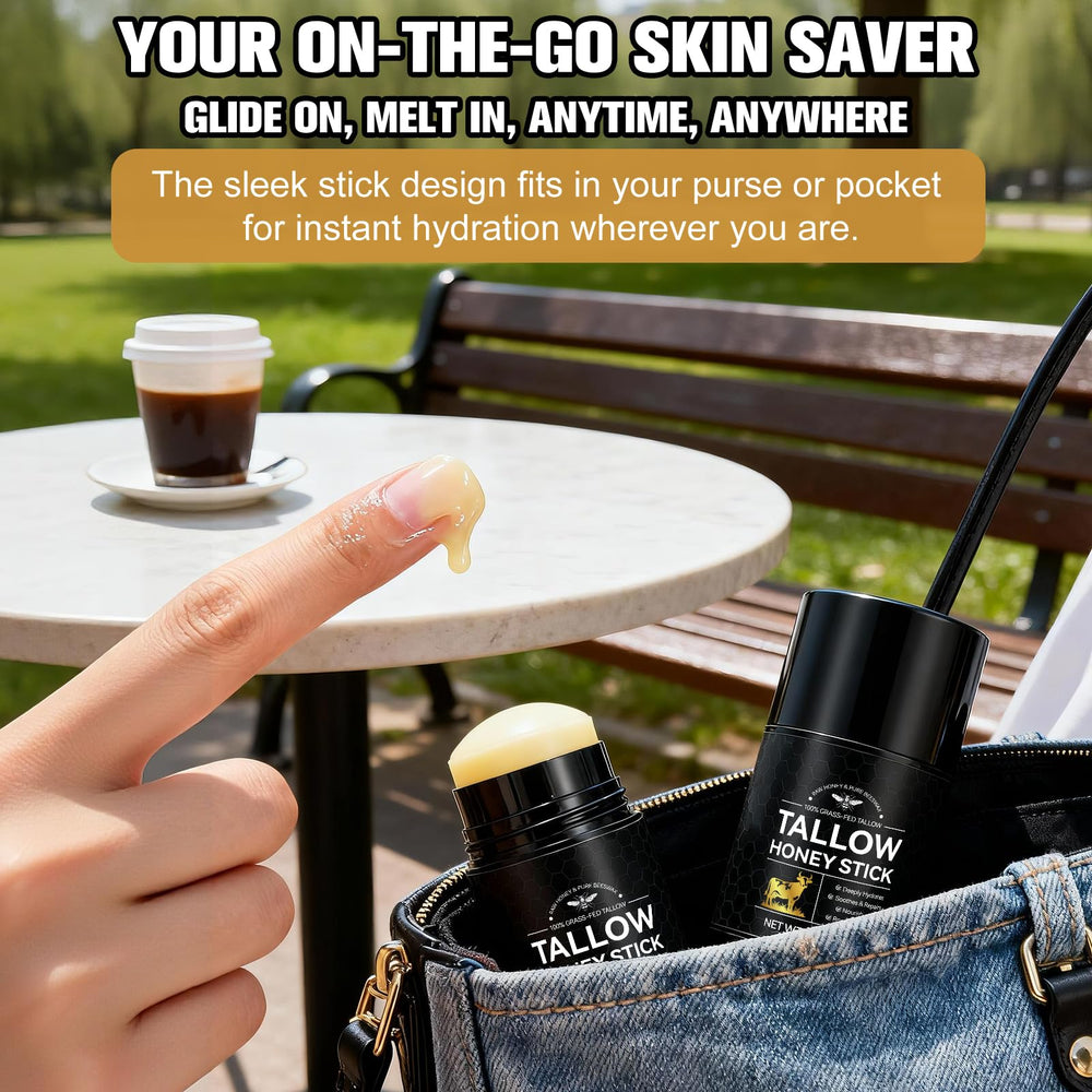 OCNISDNS Beef Tallow Balm Stick rich in vitamins A, D, E, K and fatty acids.