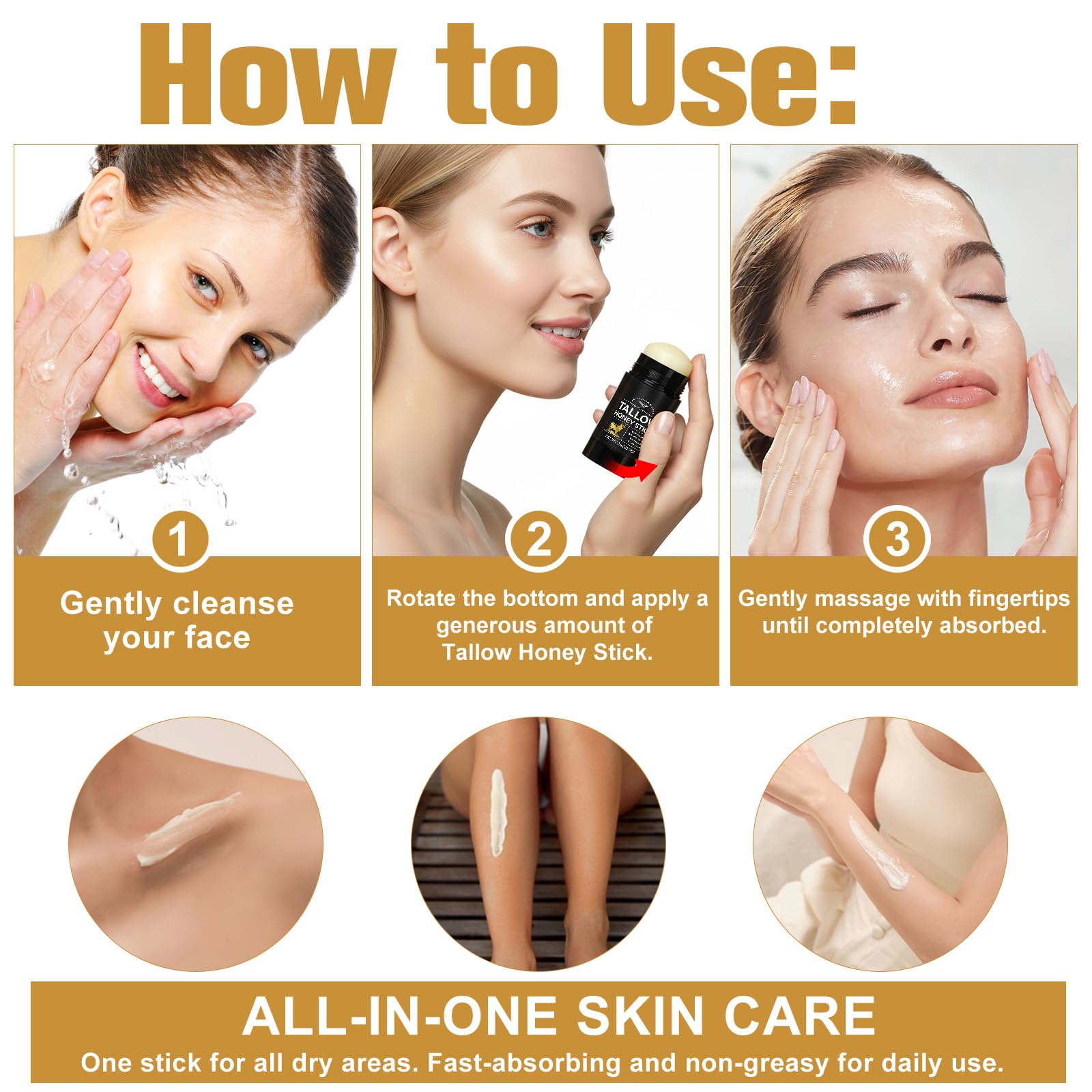 OCNISDNS Beef Tallow Balm Stick in a pocket for on-the-go skin care.