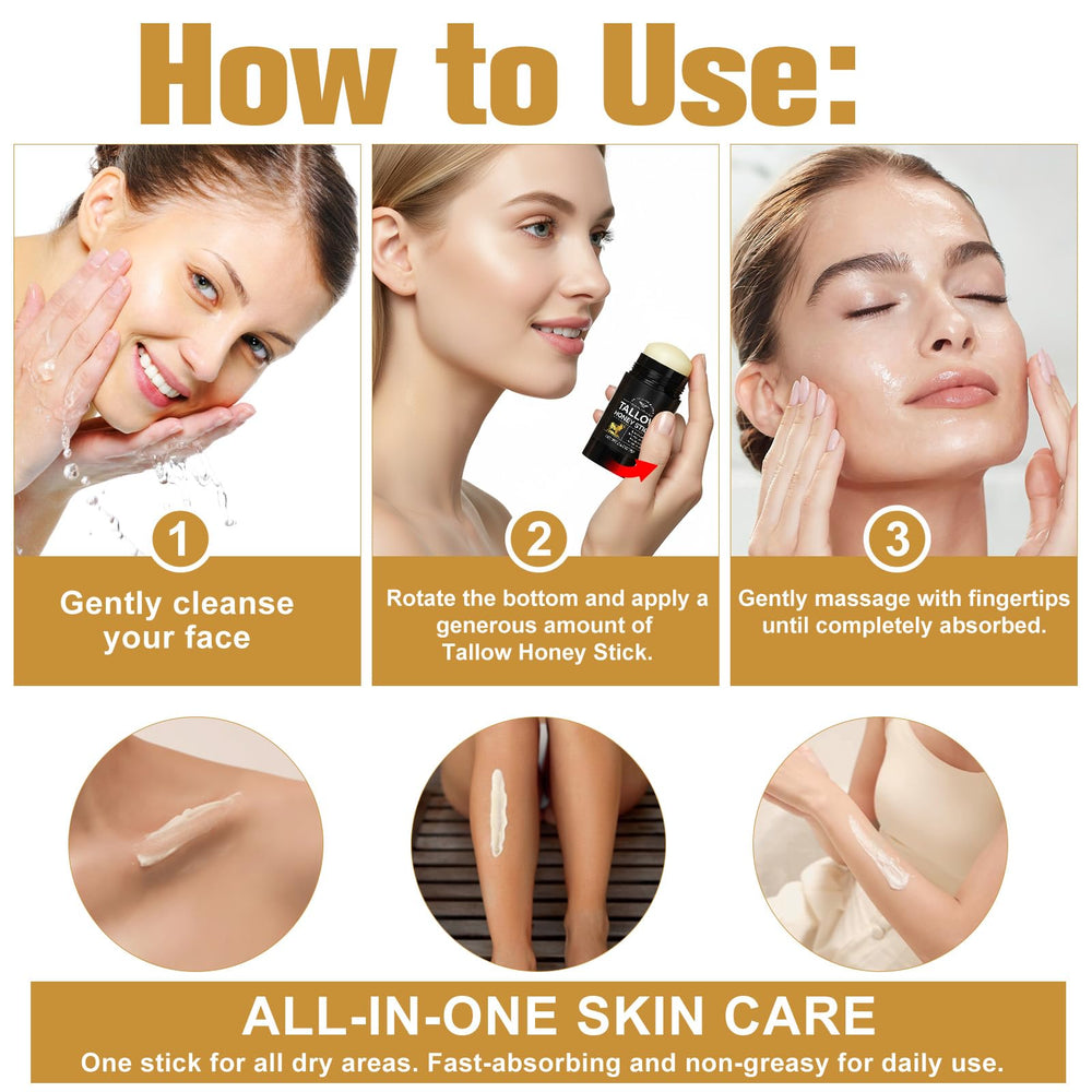 OCNISDNS Beef Tallow Balm Stick in a pocket for on-the-go skin care.