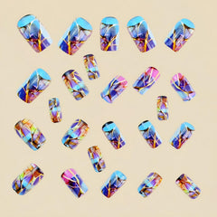 Box of 24 OCOUYVD nails highlighting versatile color assortment.