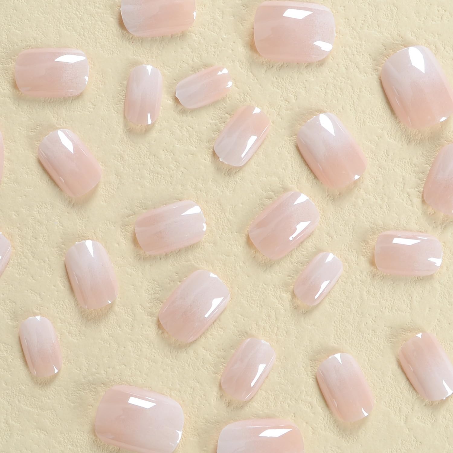 OCOUYVD 24-piece nails with file for shaping and matching lengths